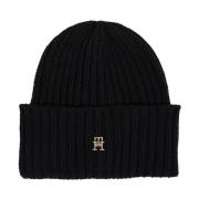 Elegant Sort Beanie til Kvinder