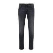 Premium Sort Slim Fit Bomuld Jeans