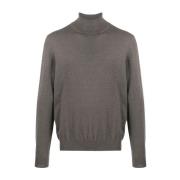 Italiensk Uld Rollneck Sweater