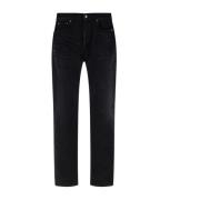 Sort Bomuld Denim Jeans