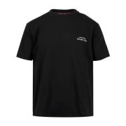 Broderet Crew-neck T-shirt med Logo