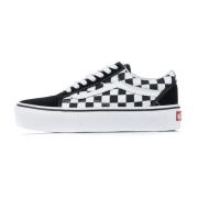 Platform Checkerboard Sneakers til Kvinder