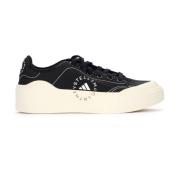 Canvas Court Sneaker Plateausko Sort