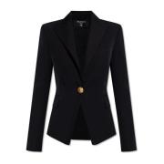 Blazer med spidse revers