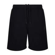 Sorte Bermuda Shorts med Brede Ben