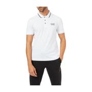 Hvid Kortærmet Polo Shirt