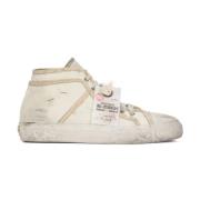 Vintage Mid Top Sneakers Beige/Avorio