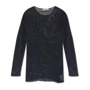 Åbenstrikket sweater