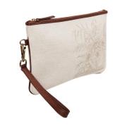 Blomsterprint Bomuld og Linned Pochette