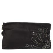 Pre-owned Satin clutches