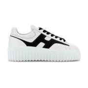 Bianco/Nero Stribe Sneaker