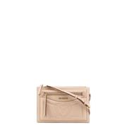 Nude Polyurethan Clutch til Kvinder