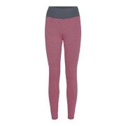 Pink Dot Leggings med Drapering