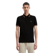 Sort Twin Tipped Polo Shirt