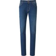 Super Fin Elastisk Bard Jeans