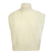 Beige Turtleneck Sweater