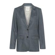 Linned Blazer Jakke Turbulence