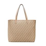 Beige Eco-Læder Collins Tote Taske