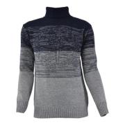 Moderne turtleneck sweater med symbol