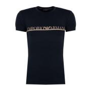 C-hals T-shirt Slim Fit