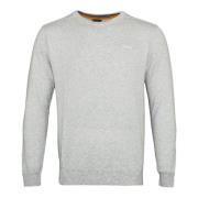 Klassisk Herre Crewneck Logo Sweatshirt