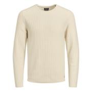 Jacquard Strik Rundhals Pullover