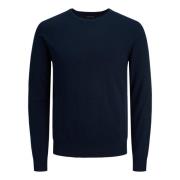 Klassisk Rund Hals Strik Pullover