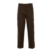 Brun Bukser Stilfuld Pantalone