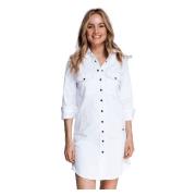 Jeans Dress TYRANA White