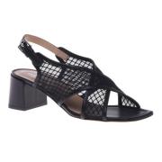 Sandal in black nesh