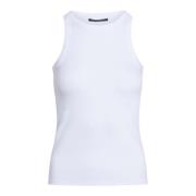 Bruuns Bazaar Women Katybb Rib Ærmeløse top Toppe T-Shirts Bbw2378 Whi...