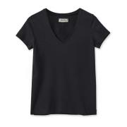 Mos Mosh Arden V-Ss Tee Toppe T-Shirts 140930 Black