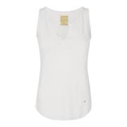 Mos Mosh Troy Ærmeløse top Bluser 133020 White