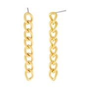 Tabitha Long Link Earring Gold Plating