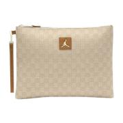 Beige 23 Allover Clutch Taske