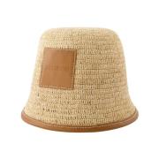 Raffia Bucket Hat - Lys Brun