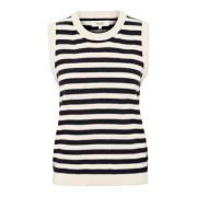 Part Two Gunettepw Pu Strik 30308661 Dark Navy Stripe