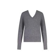 Kashmir V-hals sweater