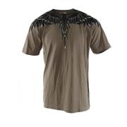 Ikoniske Wings Army/Sort T-shirt