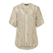 Bruuns Bazaar Women Odiabbmajlys Blouse Blouse Bbw3952 Plaza Taupe