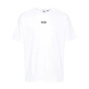 Optisk Hvid Basic Logo Tee