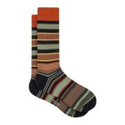 Orange Stripe Socks