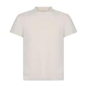 Forvrænget Logo T-shirt Beige