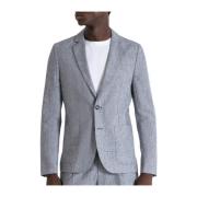 Ash Grey Americana Jakke Blazer