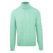 Herre Cashmere Uld Langærmet Sweater