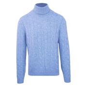 Herre Cashmere Uld Langærmet Sweater