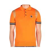 Logo Patch Uld Polo Skjorte