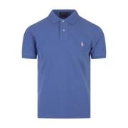 Blå Polo Shirt Slim Fit