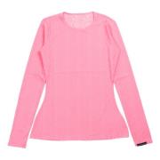 Anden Hud Jacquard T-shirt i Pink