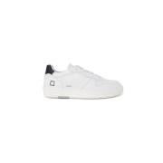 Hvide Læder Sporty Herre Sneakers